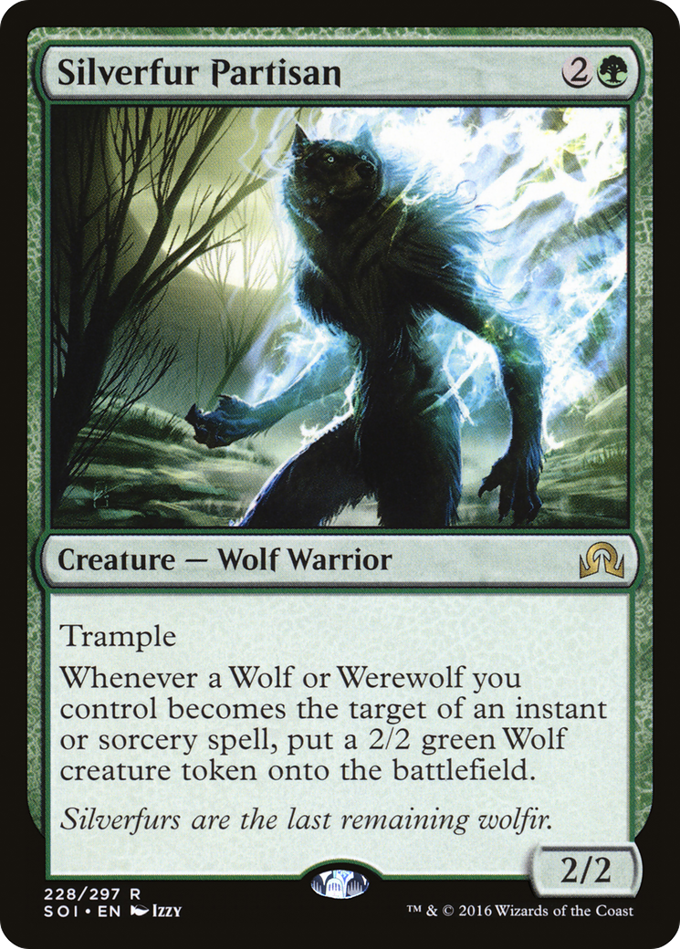 Silverfur Partisan [Shadows over Innistrad] Foil