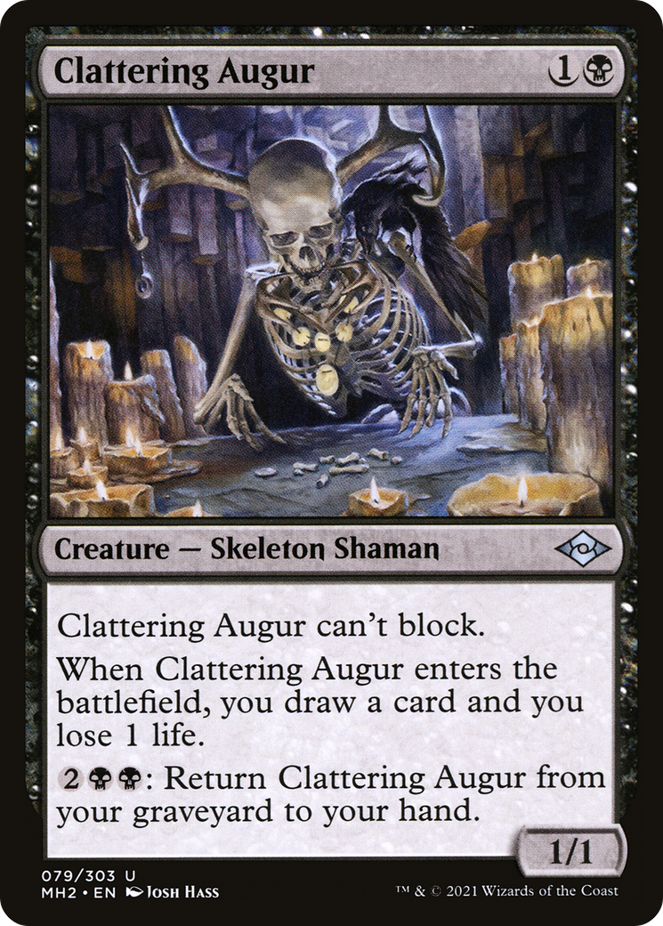 Clattering Augur [Modern Horizons 2] Foil