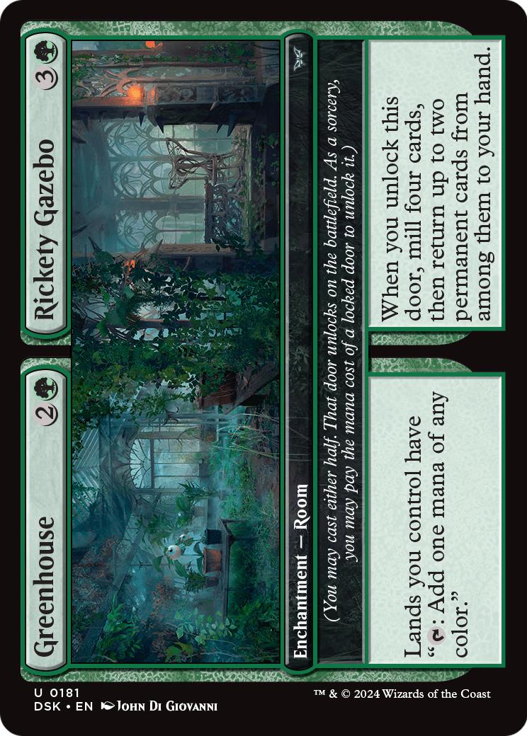 Greenhouse // Rickety Gazebo [Duskmourn: House of Horror] Foil