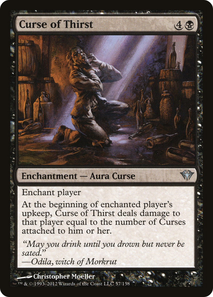 Curse of Thirst [Dark Ascension] Foil