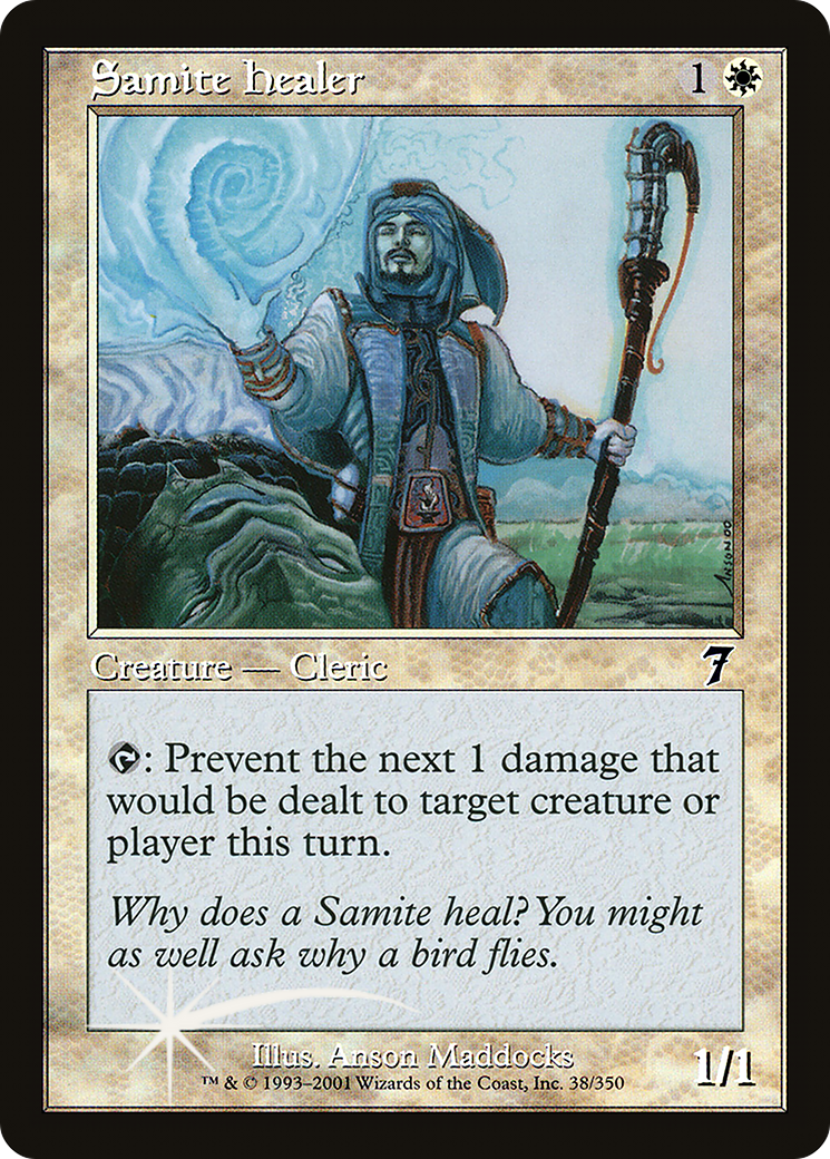 Samite Healer [Seventh Edition] Foil