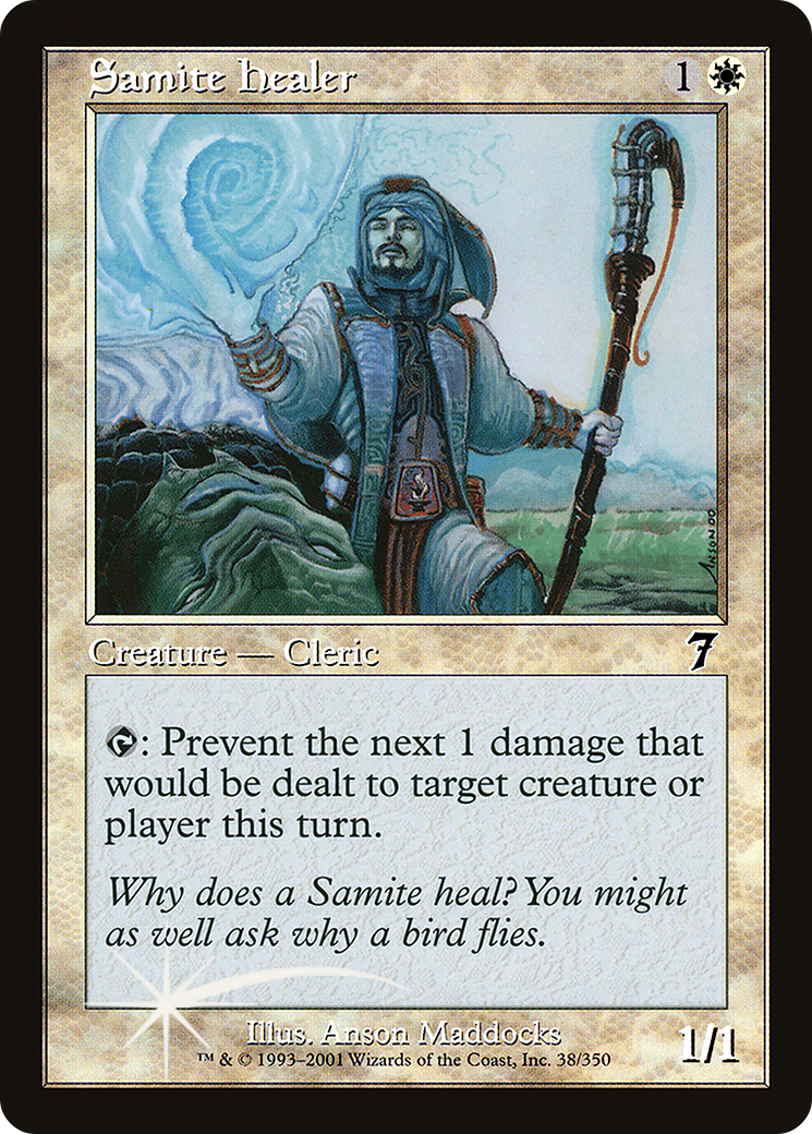 Samite Healer [Seventh Edition] Foil