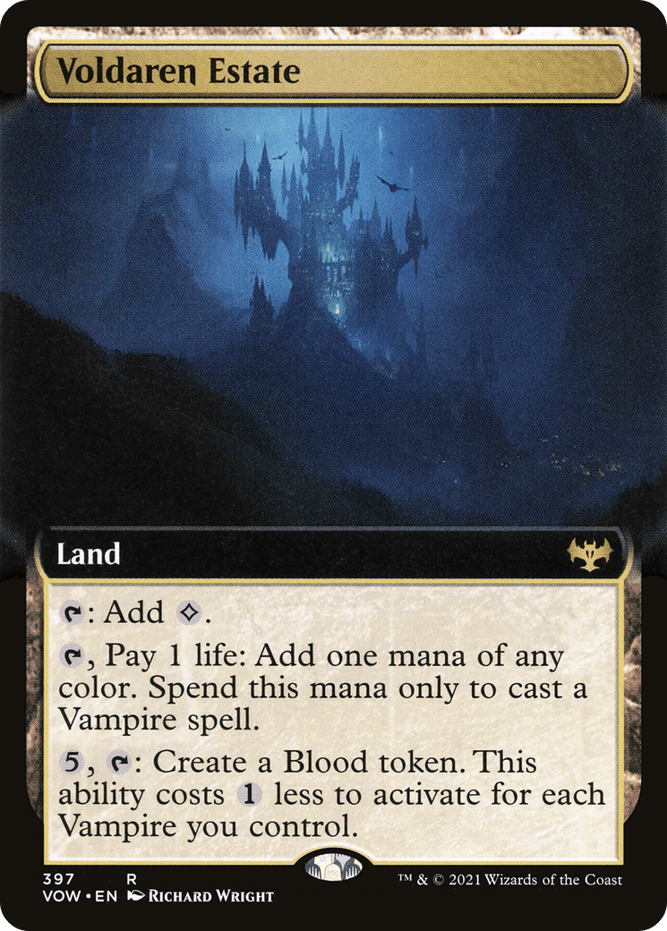 Voldaren Estate (Extended Art) [Innistrad: Crimson Vow] Foil