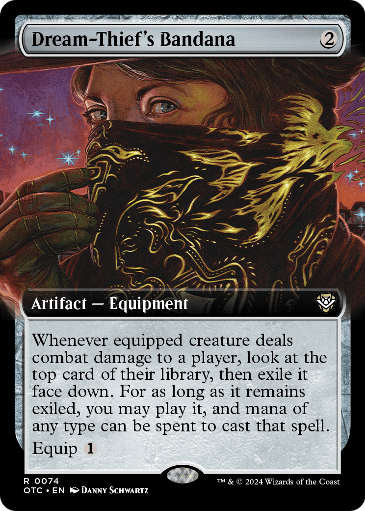 Dream-Thief's Bandana (Extended Art) [Outlaws of Thunder Junction Commander] Foil