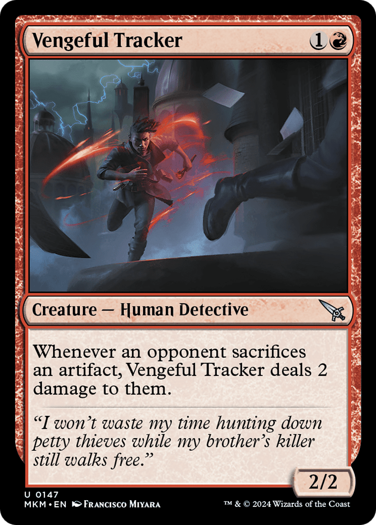 Vengeful Tracker [Murders at Karlov Manor] Foil