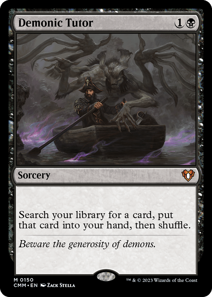 Demonic Tutor [Commander Masters] Foil