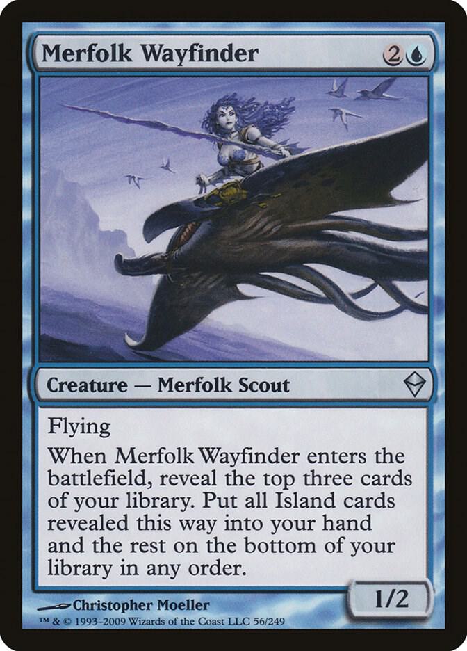 Merfolk Wayfinder 56/249 (Zendikar) 