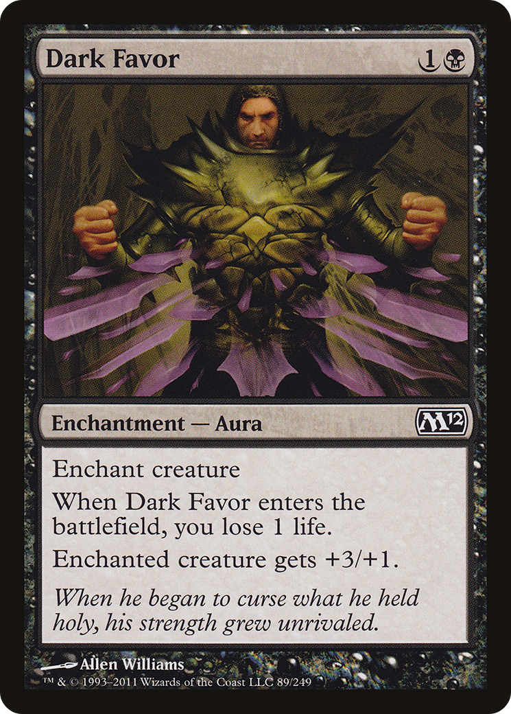 Dark Favor [Magic 2012] Foil