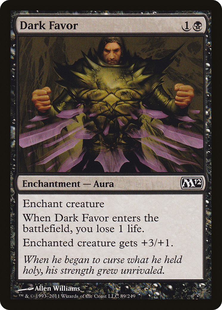 Dark Favor [Magic 2012] Foil