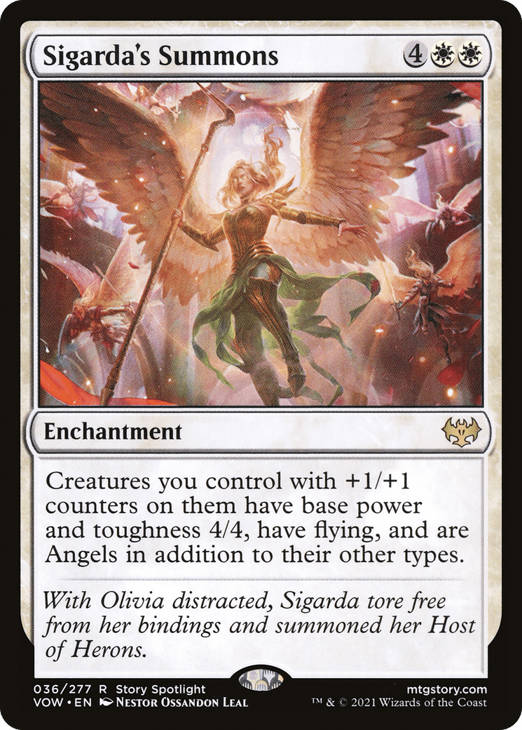 Sigarda's Summons [Innistrad: Crimson Vow] Foil