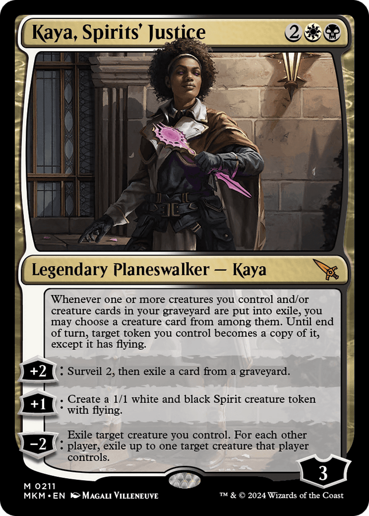 Kaya, Spirits' Justice [Murders at Karlov Manor] Foil