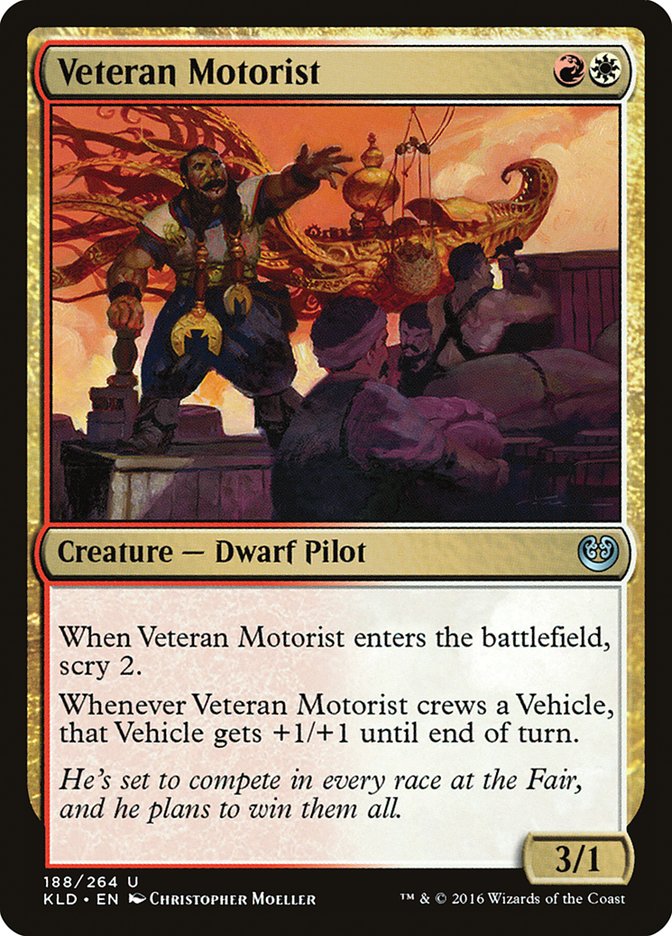 Veteran Motorist 188/264 (Kaladesh)  - Foil