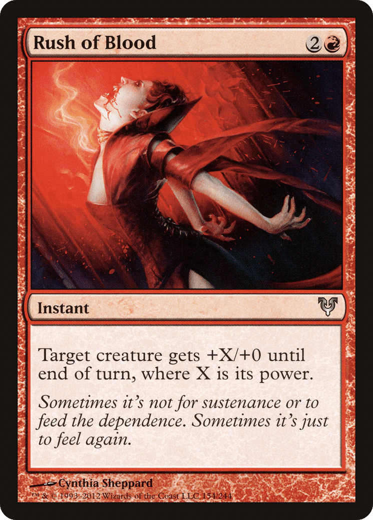 Rush of Blood [Avacyn Restored] Foil
