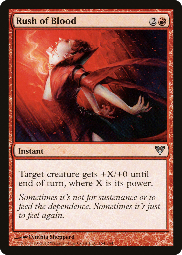 Rush of Blood [Avacyn Restored] Foil