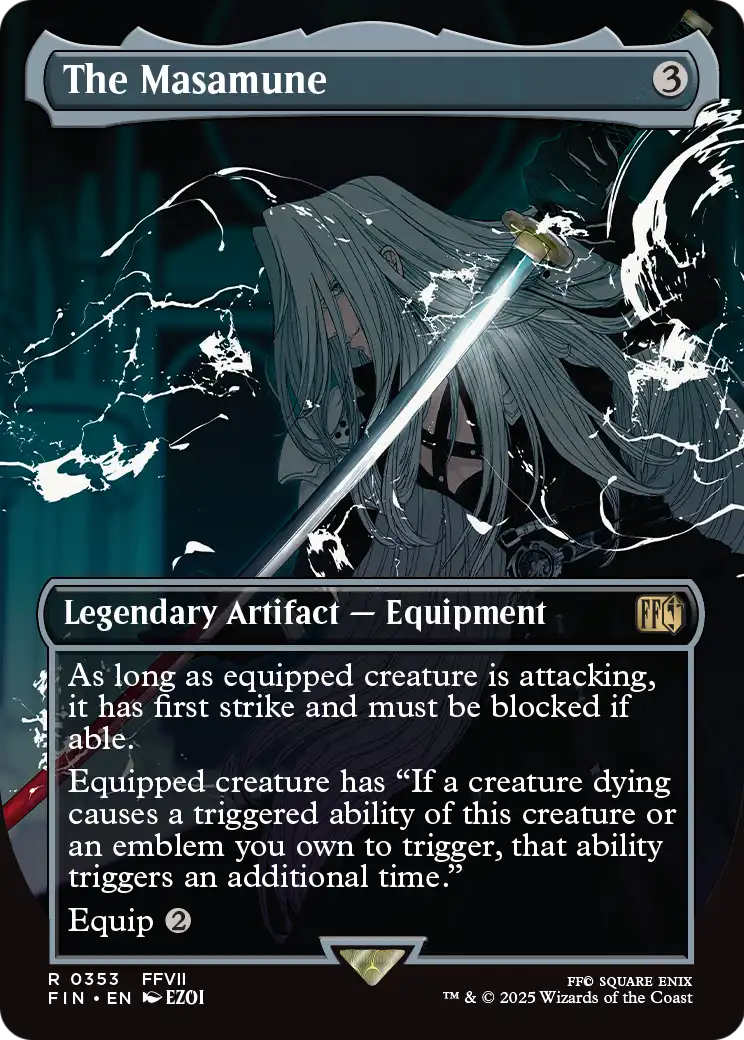 The Masamune (353) [FINAL FANTASY]  (Borderless) Foil