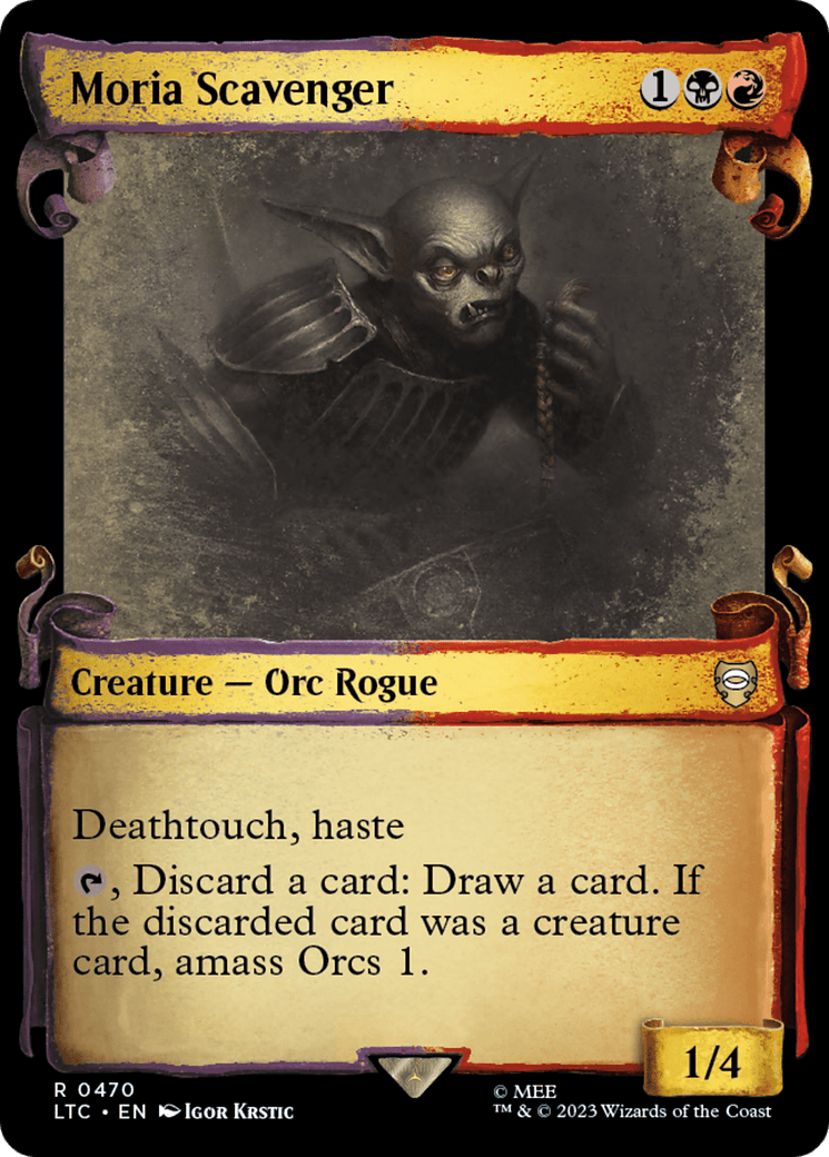 Moria Scavenger [The Lord of the Rings: Tales of Middle-Earth Commander Showcase Scrolls] Foil