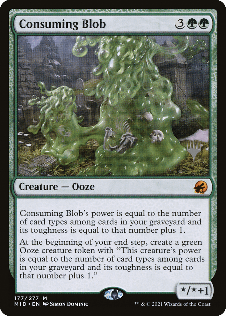 Consuming Blob (Promo Pack) [Innistrad: Midnight Hunt Promos] Foil