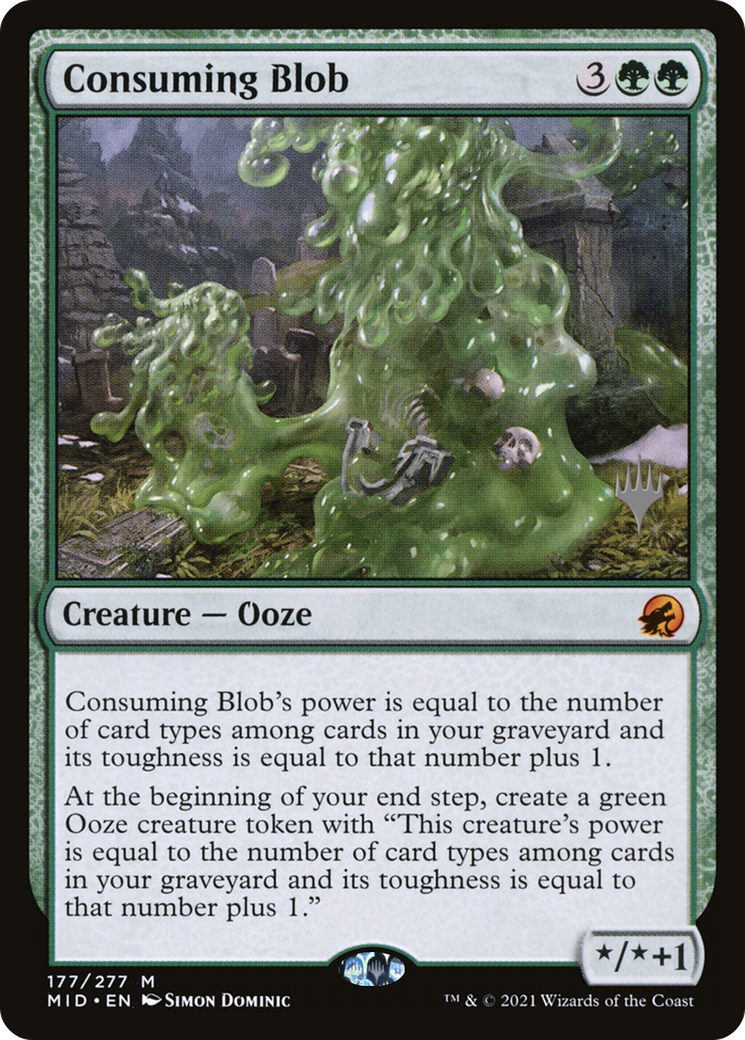 Consuming Blob (Promo Pack) [Innistrad: Midnight Hunt Promos] Foil
