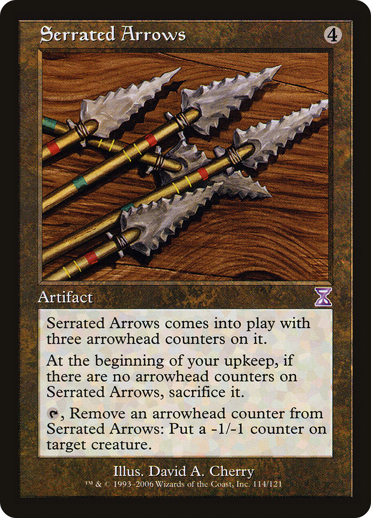 Serrated Arrows [Time Spiral Timeshifted] Foil