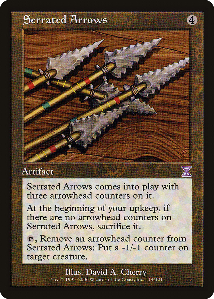 Serrated Arrows [Time Spiral Timeshifted] Foil