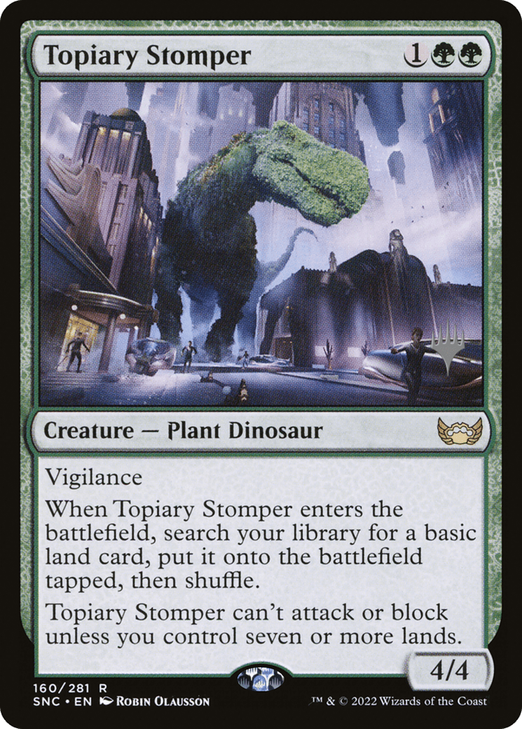 Topiary Stomper (Promo Pack) [Streets of New Capenna Promos] Foil