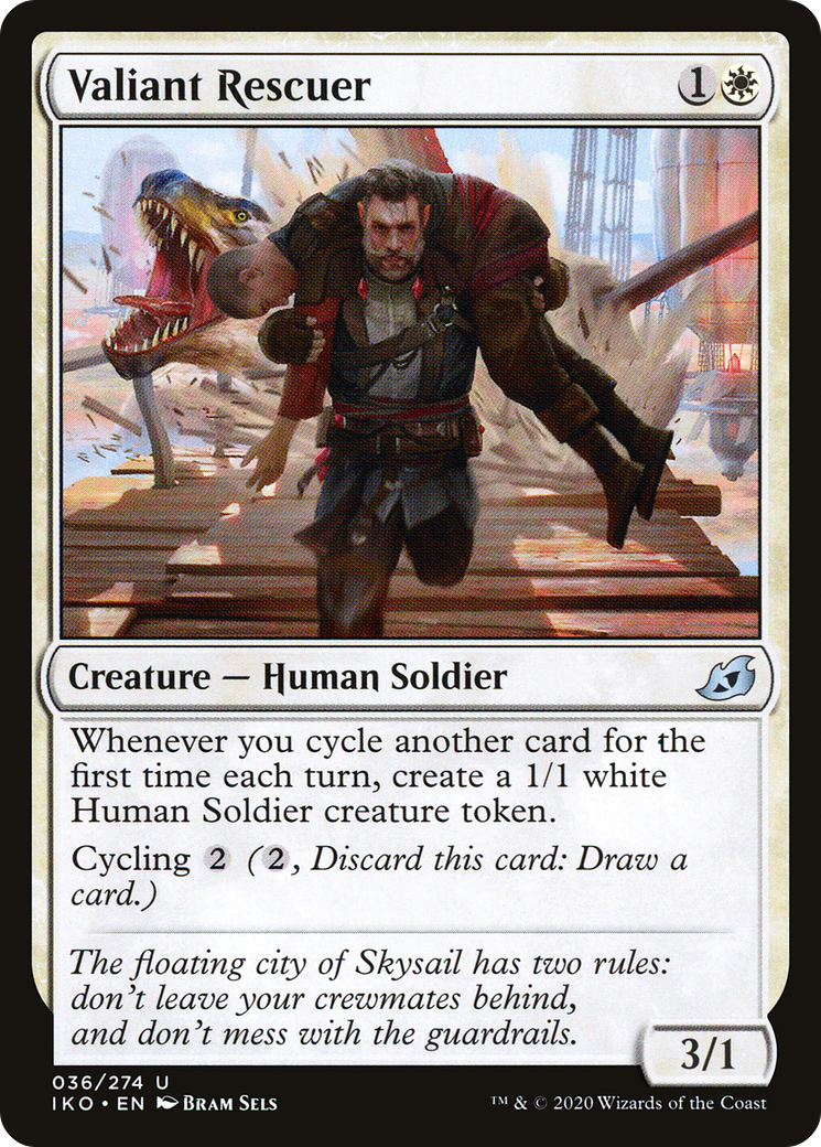 Valiant Rescuer [Ikoria: Lair of Behemoths] Foil