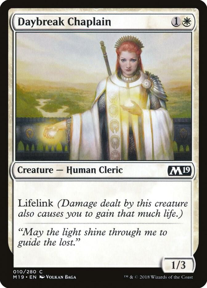 Daybreak Chaplain 10/280 (Core Set 2019) 