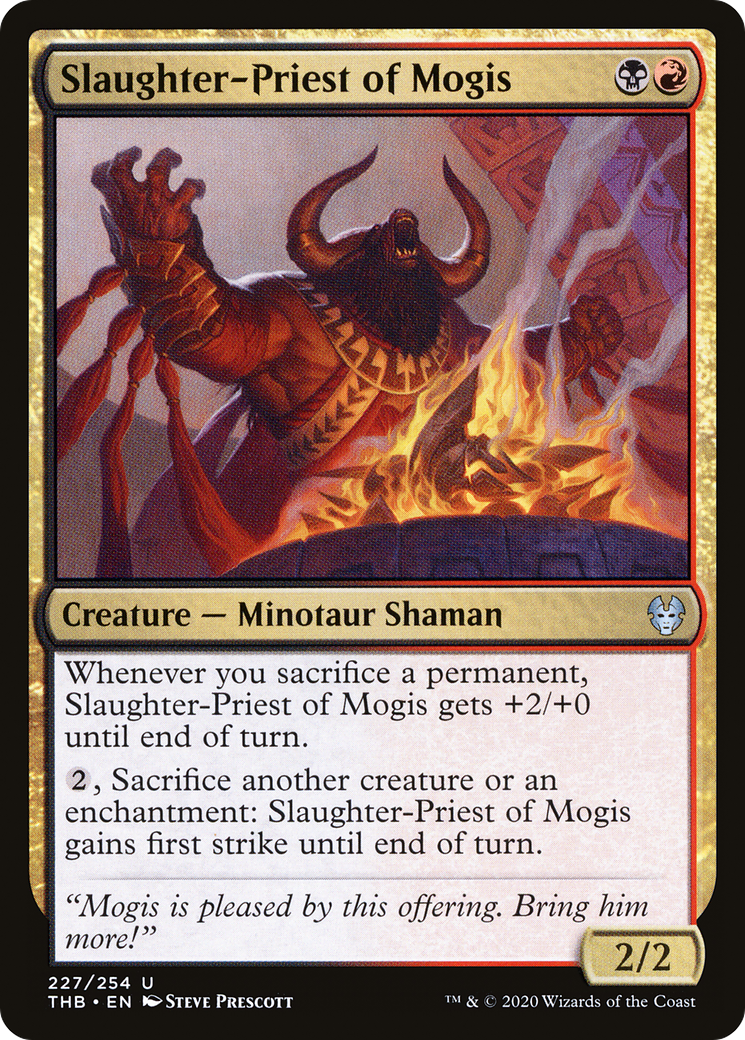 Slaughter-Priest of Mogis [Theros Beyond Death] Foil