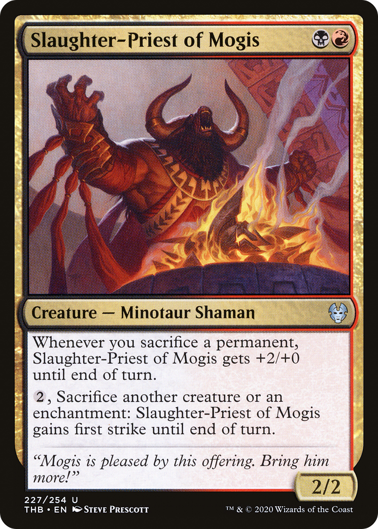 Slaughter-Priest of Mogis [Theros Beyond Death] Foil