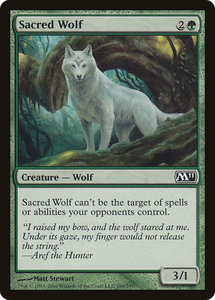 Sacred Wolf [Magic 2011] Foil
