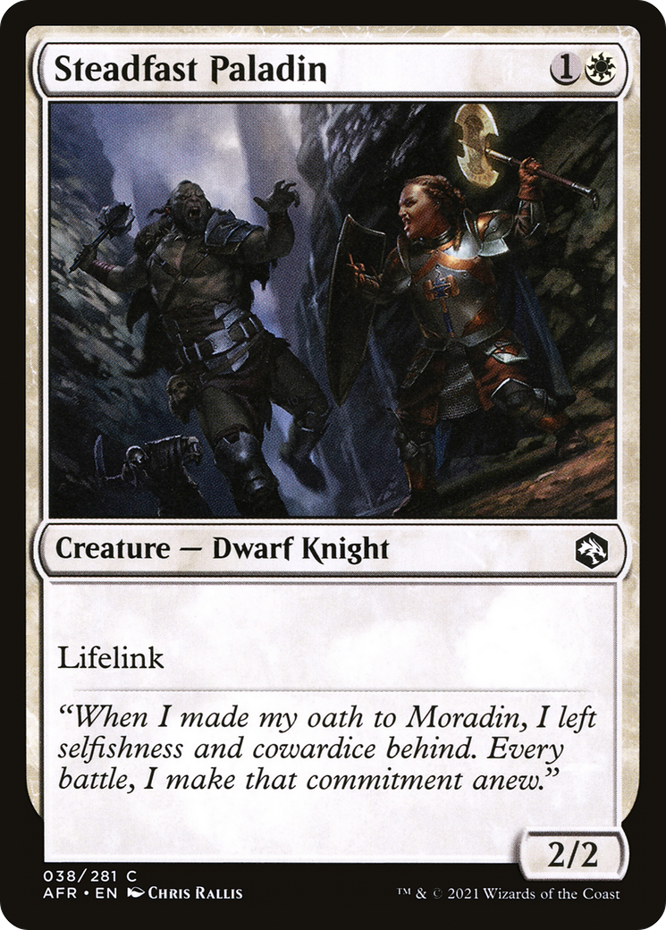 Steadfast Paladin [Dungeons & Dragons: Adventures in the Forgotten Realms] Foil