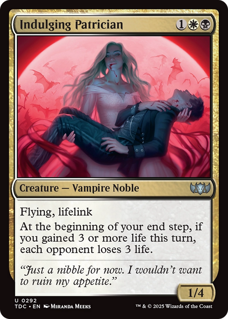 Indulging Patrician (292) [Commander: Tarkir: Dragonstorm]