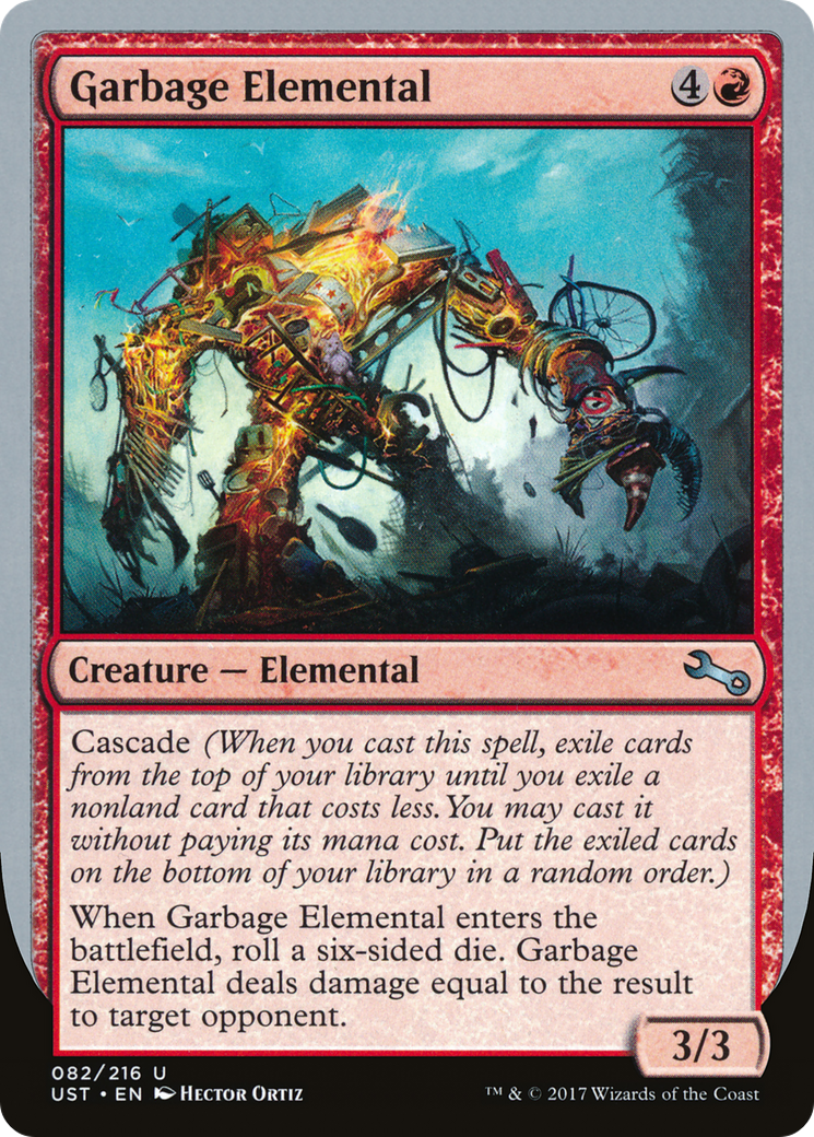 Garbage Elemental (3/3 Creature) [Unstable] Foil