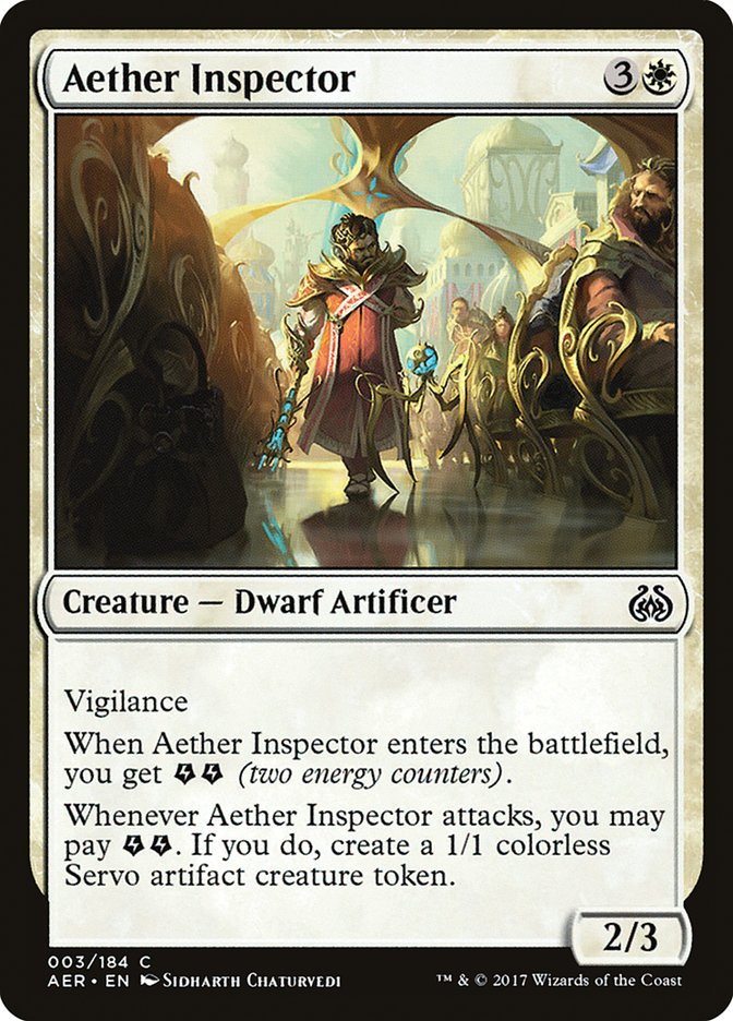 Aether Inspector 3/184 (Aether Revolt) 