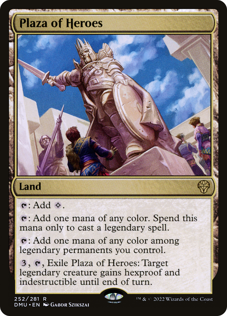 Plaza of Heroes [Dominaria United] Foil