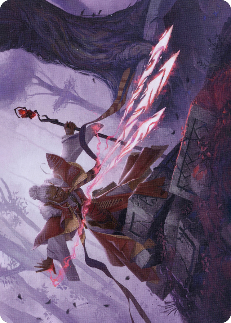 Magic Missile // Magic Missile (AAFR-048) - Adventures in the Forgotten Realms Art Series (Borderless) Foil