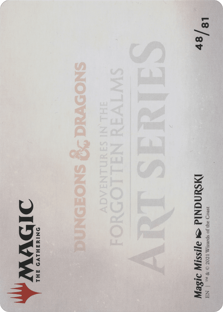 Magic Missile // Magic Missile (AAFR-048) - Adventures in the Forgotten Realms Art Series (Borderless) Foil