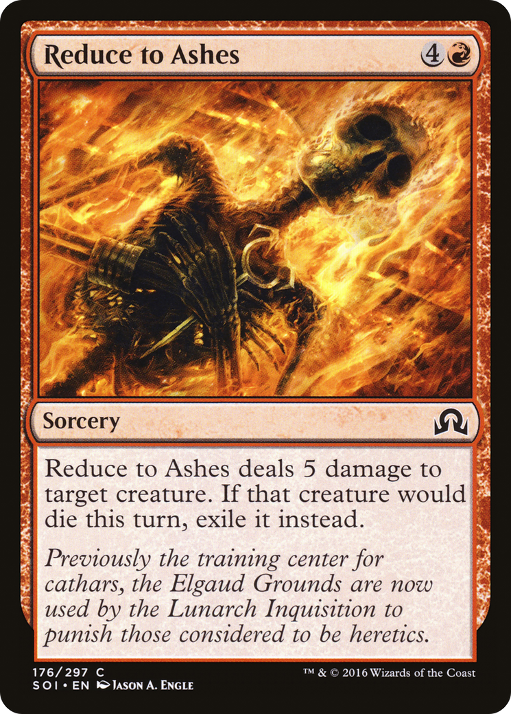 Reduce to Ashes [Shadows over Innistrad] Foil