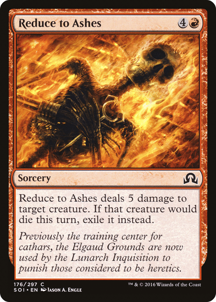 Reduce to Ashes [Shadows over Innistrad] Foil