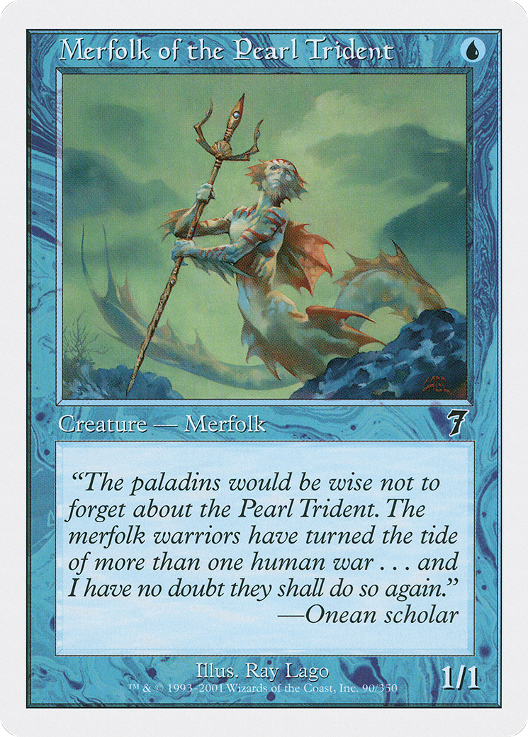 Merfolk of the Pearl Trident [Seventh Edition] Foil