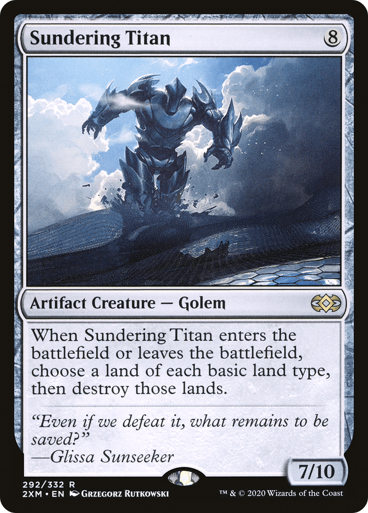 Sundering Titan [Double Masters] Foil