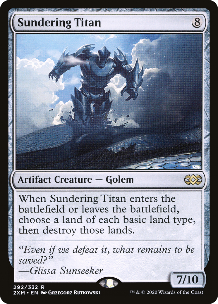 Sundering Titan [Double Masters] Foil