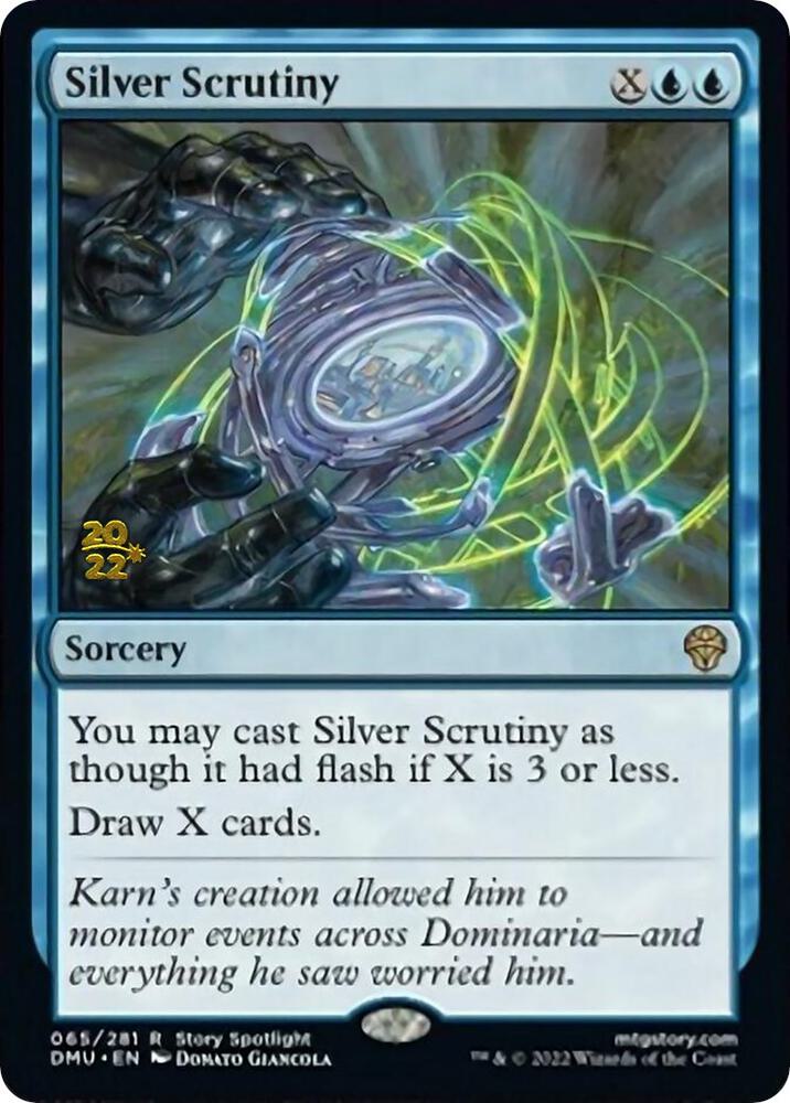 Silver Scrutiny 65s/161 (Prerelease Cards)  - Foil