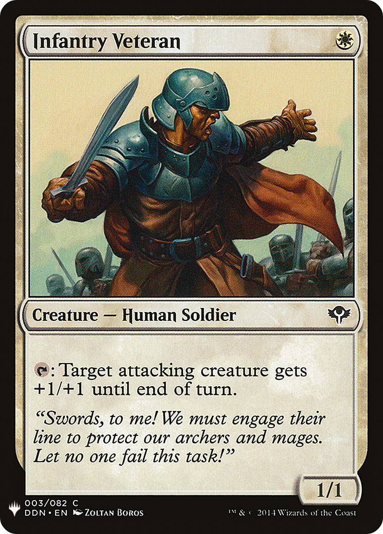 Infantry Veteran |  (DDN-3) [The List]