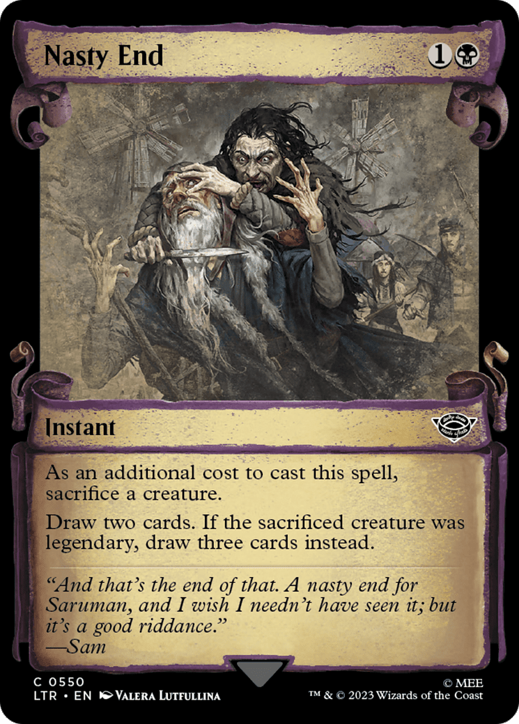 Nasty End [The Lord of the Rings: Tales of Middle-Earth Showcase Scrolls] Foil