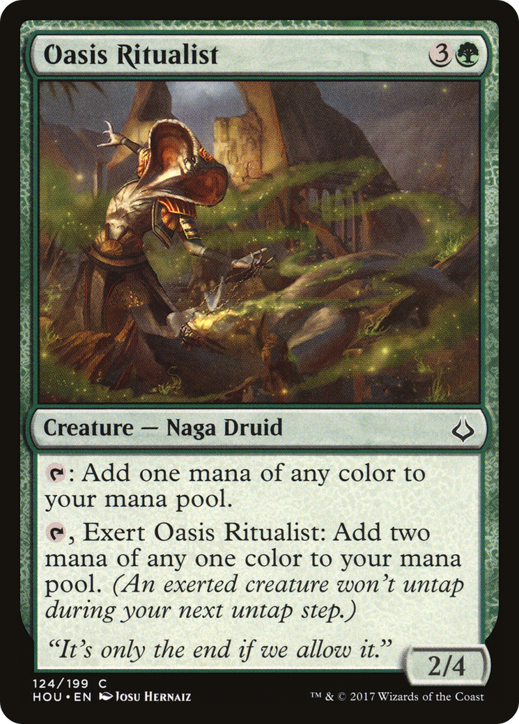 Oasis Ritualist [Hour of Devastation] Foil