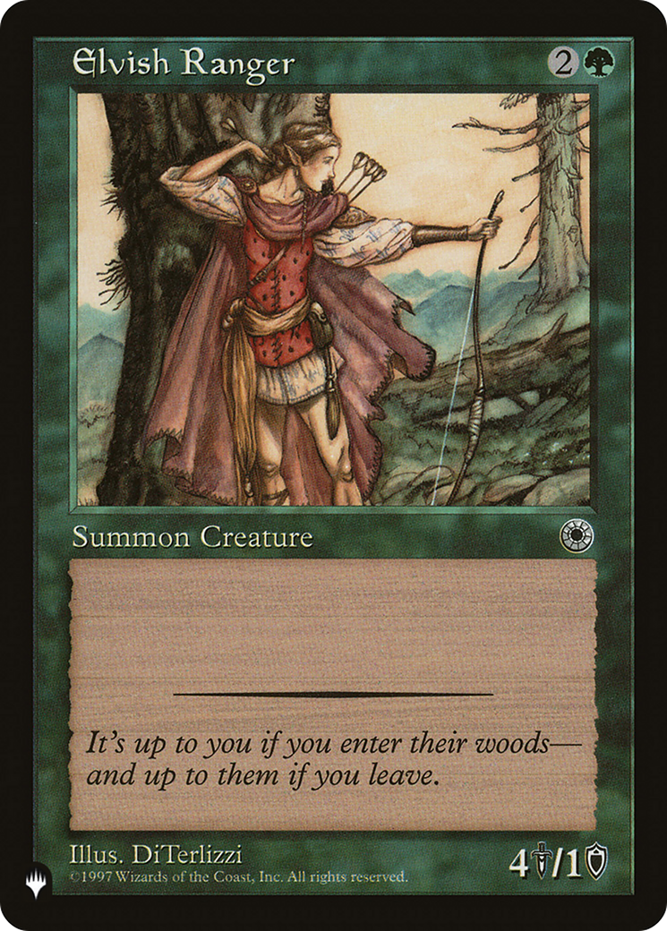 Elvish Ranger |  (POR-165) [The List]