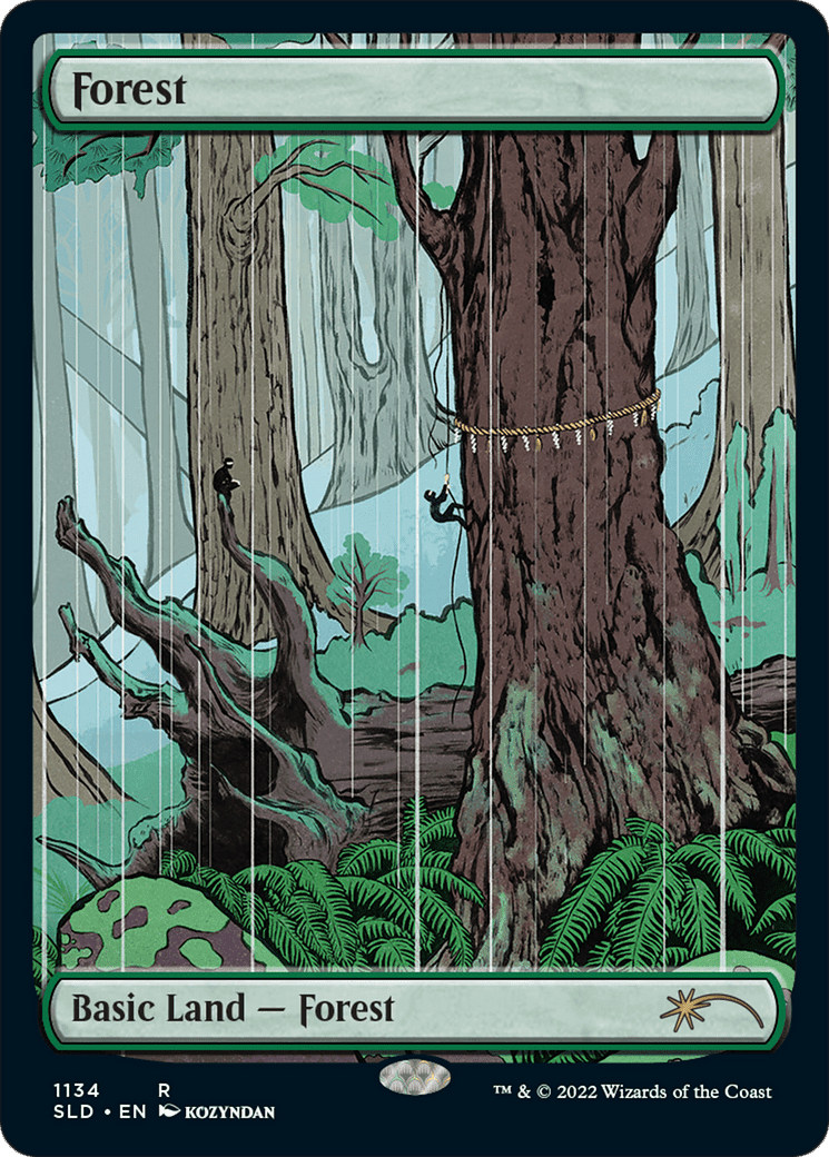 Forest (1134) (Full-Art) [Secret Lair Drop Series] Foil