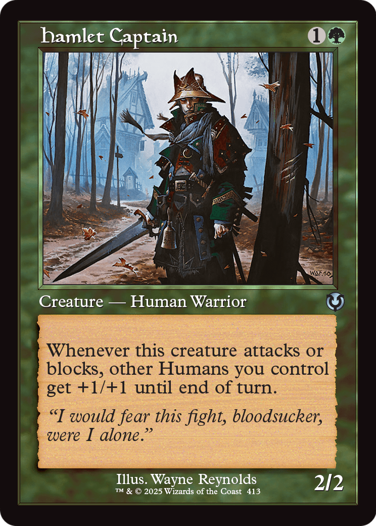 Hamlet Captain (Retro Frame) (-413) [Innistrad Remastered]