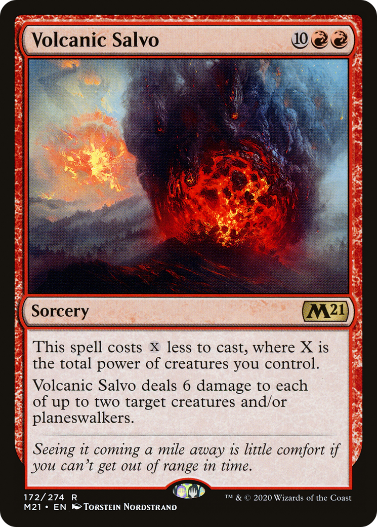 Volcanic Salvo [Core Set 2021] Foil